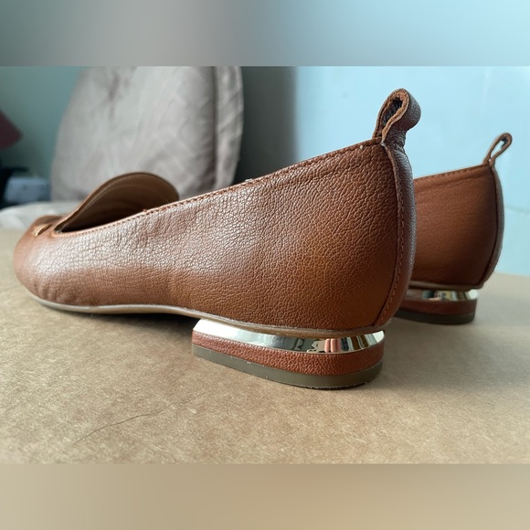 Franco Sarto Shoes Women’s 8 Susie Classic Brown Cognac Flats Loafers Slip on - Picture 5 of 6